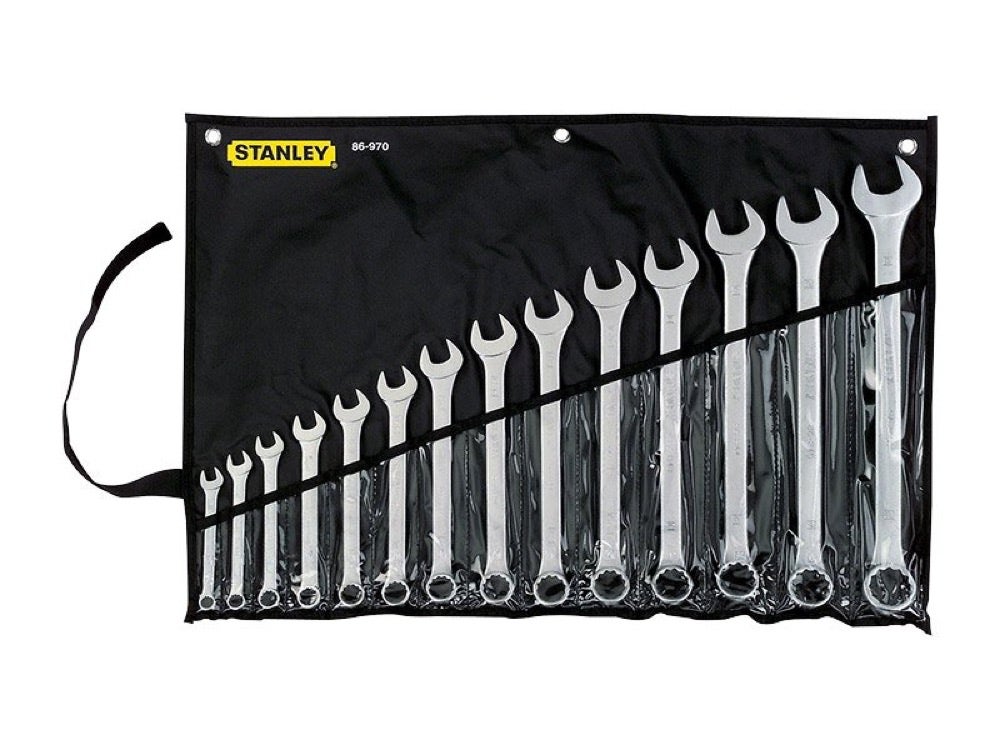 STANLEY SET LLAVE PUNTA CORONA 3/8 - 1 1/4" (86970