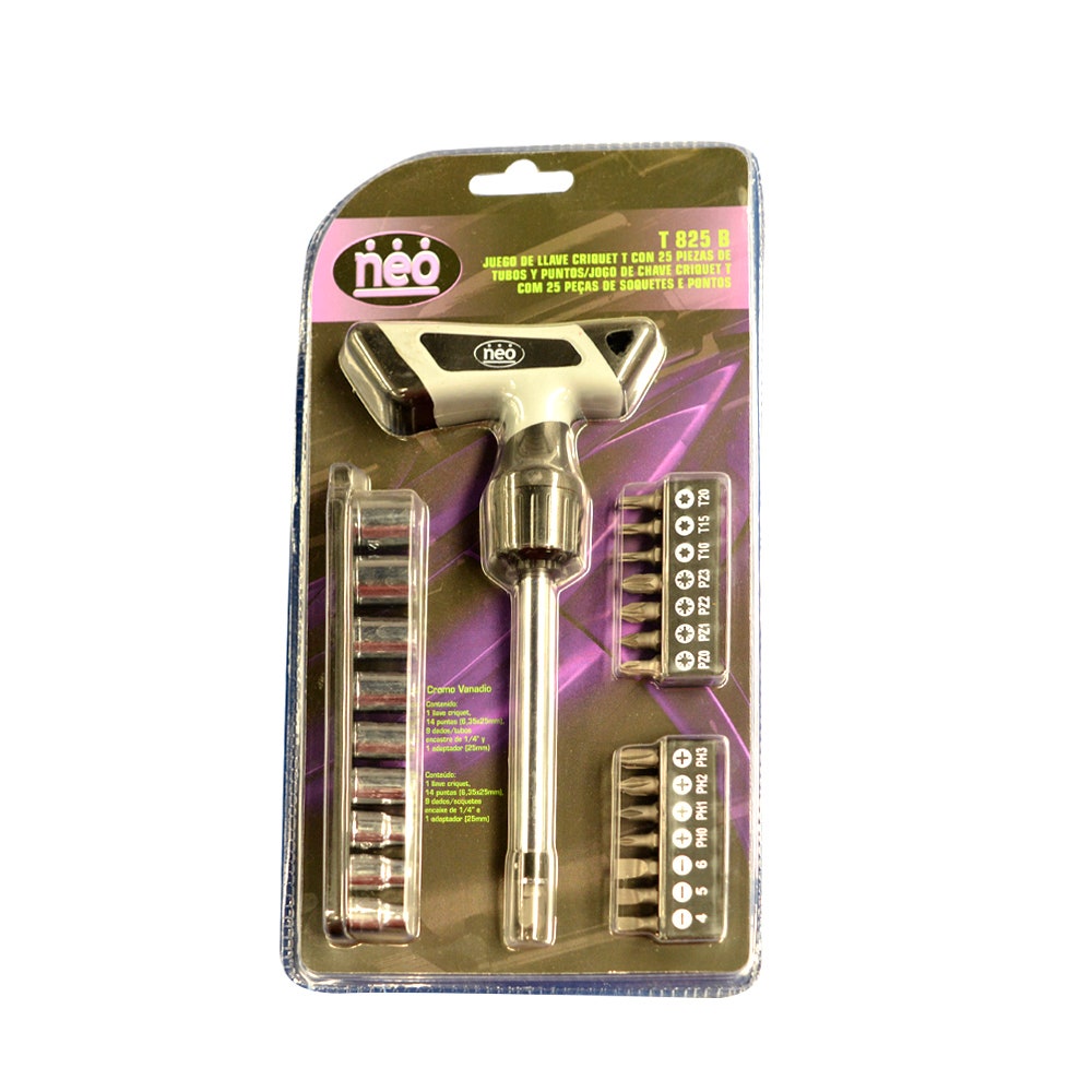 JUEGO DE LLAVES CRIQUET T25 PZAS. T 825B