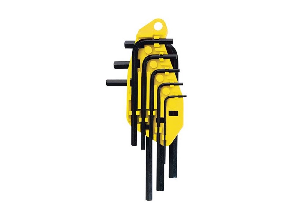 STANLEY JUEGO 10 LLAVES ALLEN 1/16 A 3/8 (69254)