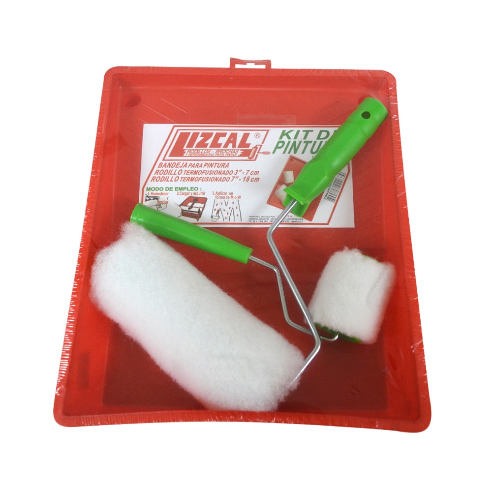 Kit P/pintura-ban+2 Rodillos Lizcal