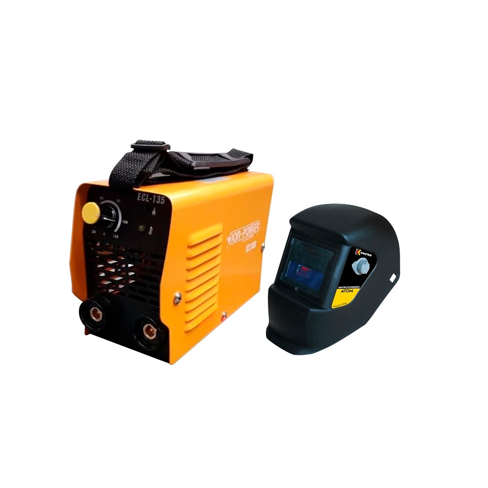 SOLDADORA INVERTER ION POWER 120C+MASCARA DE SOLDA
