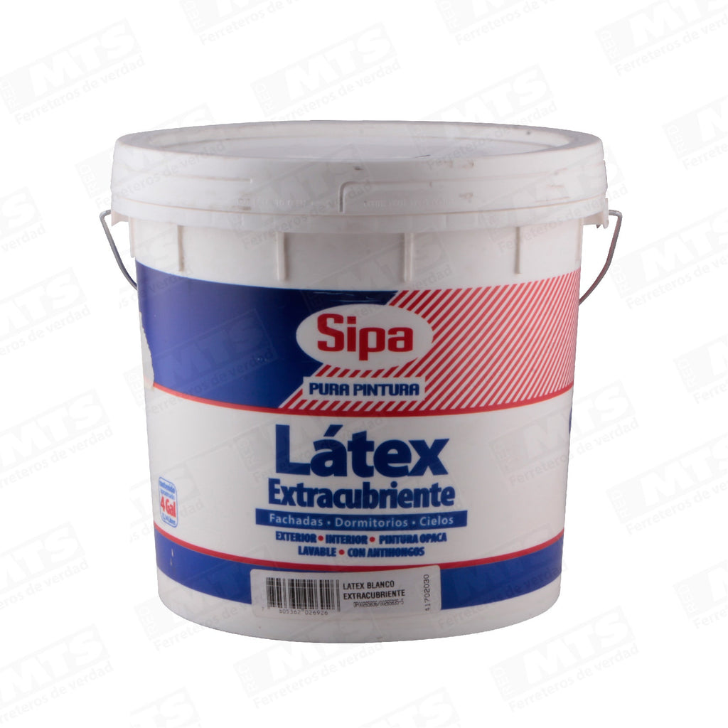 Sipa Latex Extracubriente Blanco 4gl