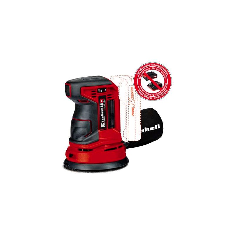 EINHELL LIJADORA EXC PWR CH INAL TE-RS 18 LI S/BAT