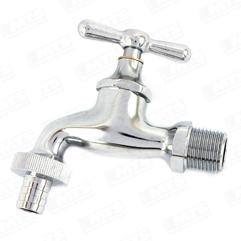 MOSSINI LLAVE LAVADORA C/FLANGE 1/2 Pul. x3/4 Pul.