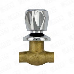 Llave De Paso Campana Cromada 1/2 Aquamix