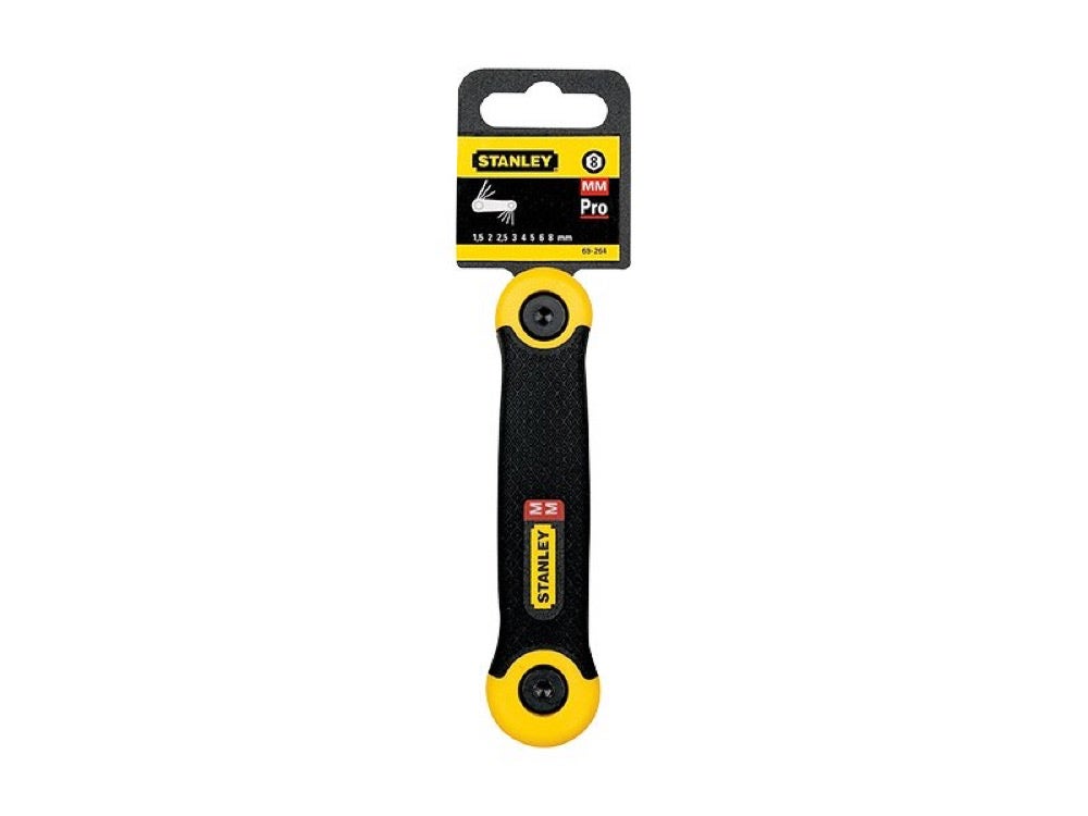 STANLEY JGO 9 LLAVES ALLEN 5/64 A 1/4 (69265)