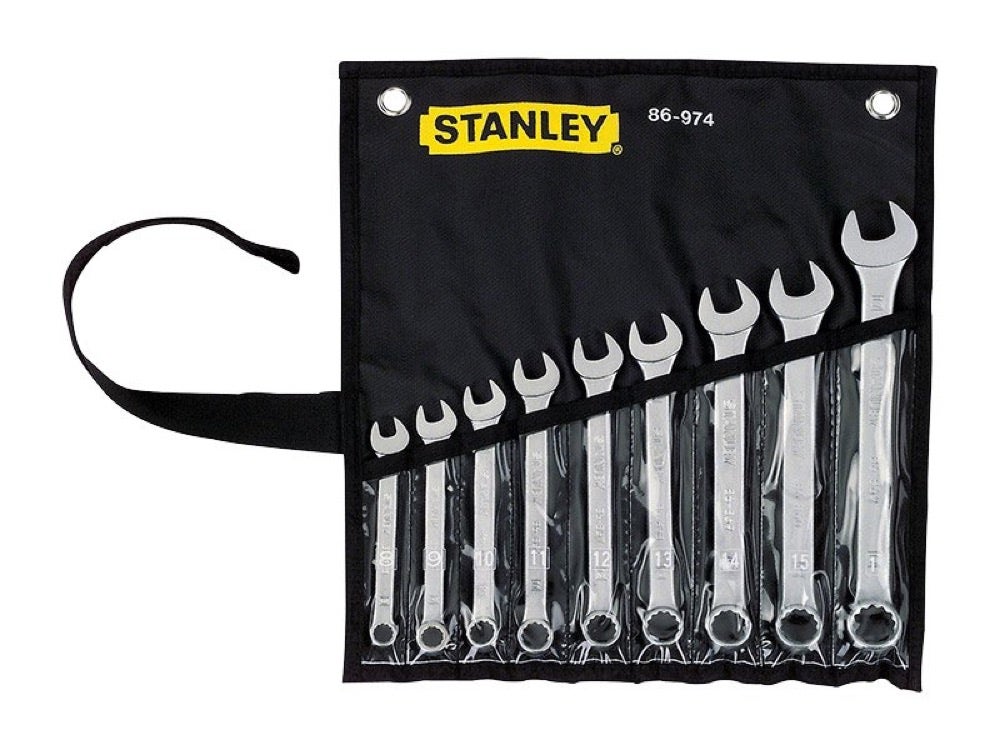 STANLEY SET LLAVE PUNTA CORONA 9PC (86974)