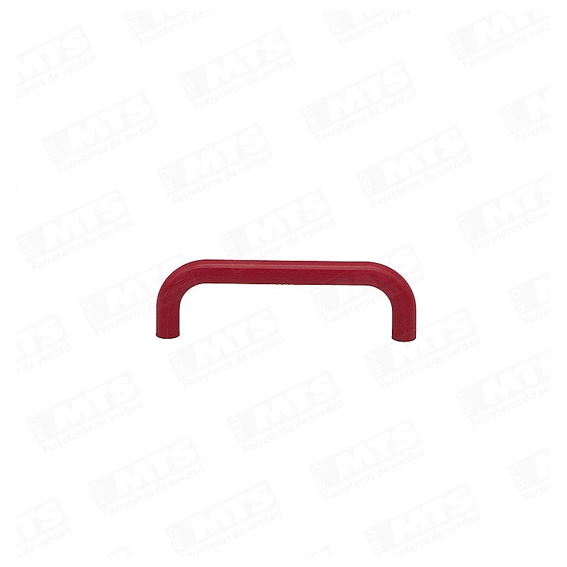 TIRADOR BRASIL CRISTAL ROJO 96MM BL20UN