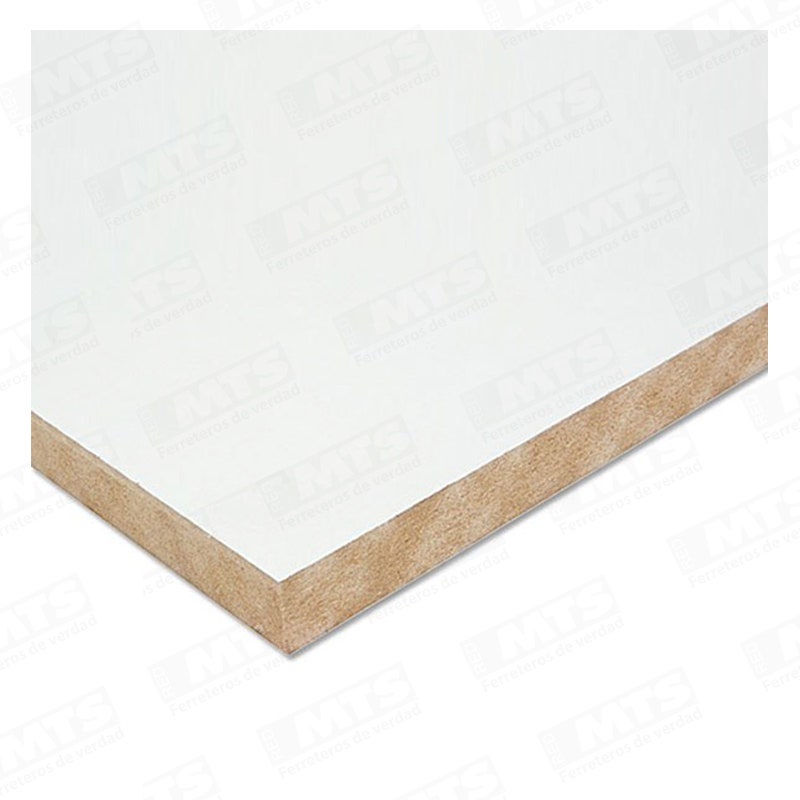 Masisa Mdf Melamina Blanco 1 C. 15 X 1830 X 2500