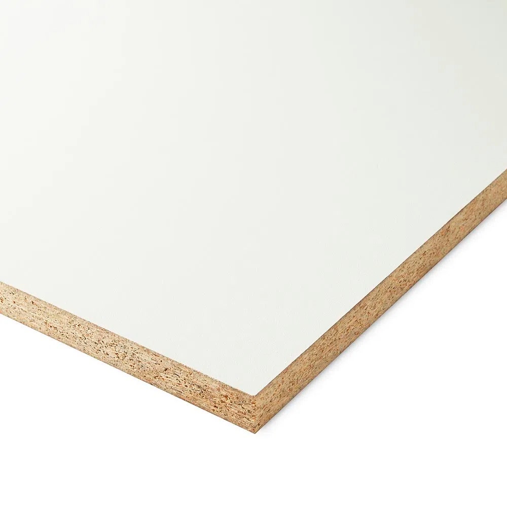 Masisa Mel Mdf Blanco Liso Brillo 15x1830x2500