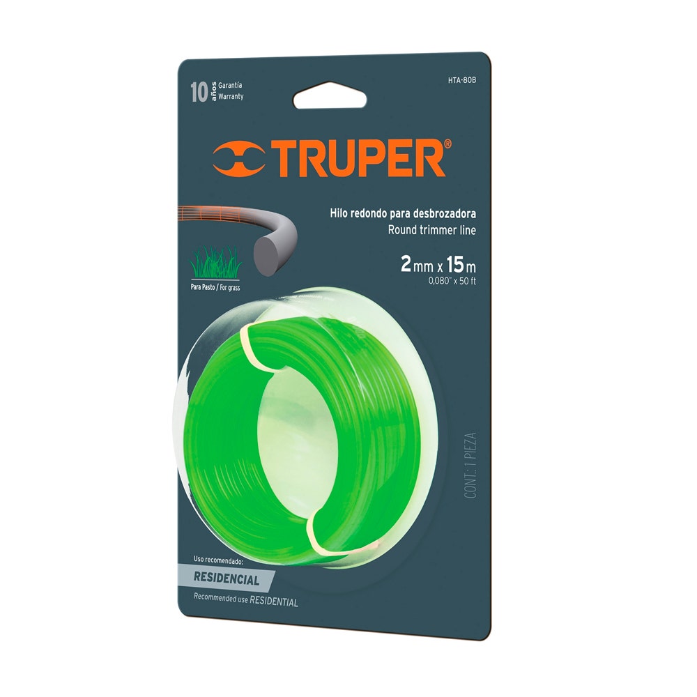NYLON P/ORILLADORA 2.0mm 15 MT TRUPER