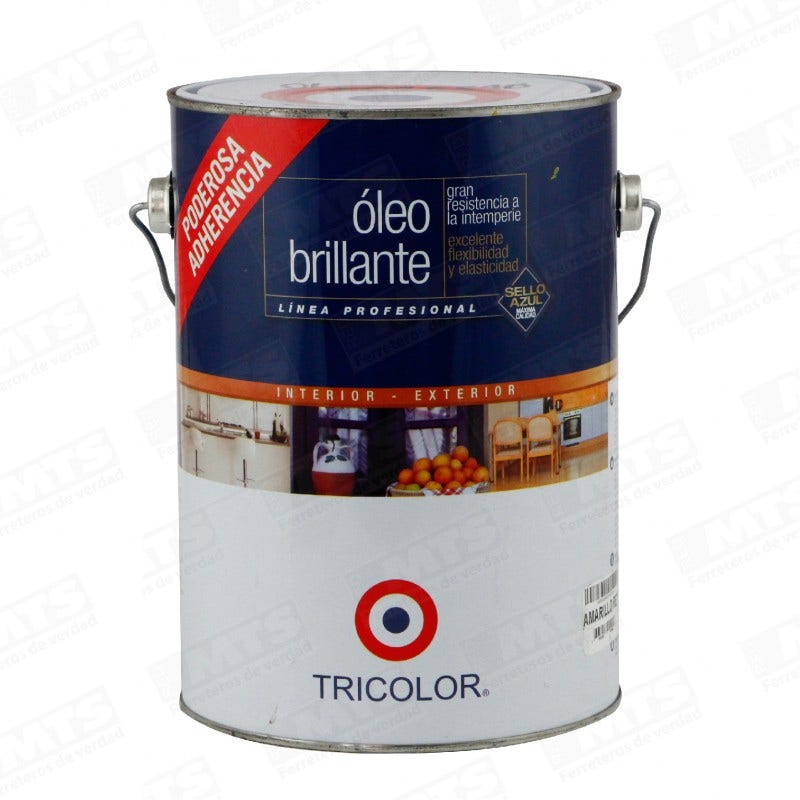 Tricolor Oleo Brillante Prof Amarillo Rey Gl