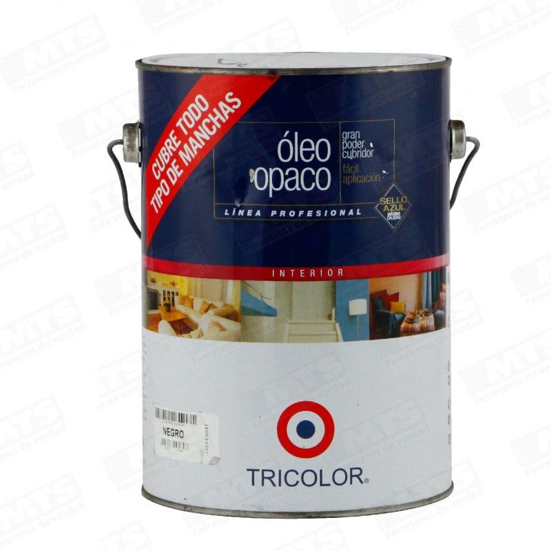 Tricolor Oleo Opaco Prof Negro Gl