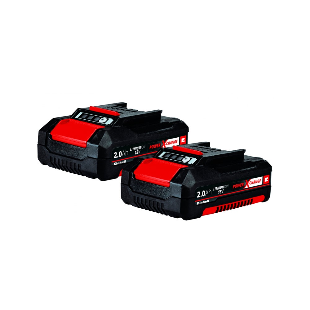 EINHELL PACK 2 BATERIAS 2.0 AH TWIN 18V