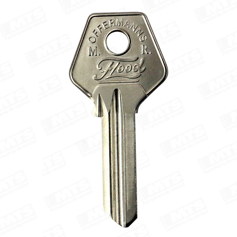 PALETA DE LLAVE EN BLANCO 1-P