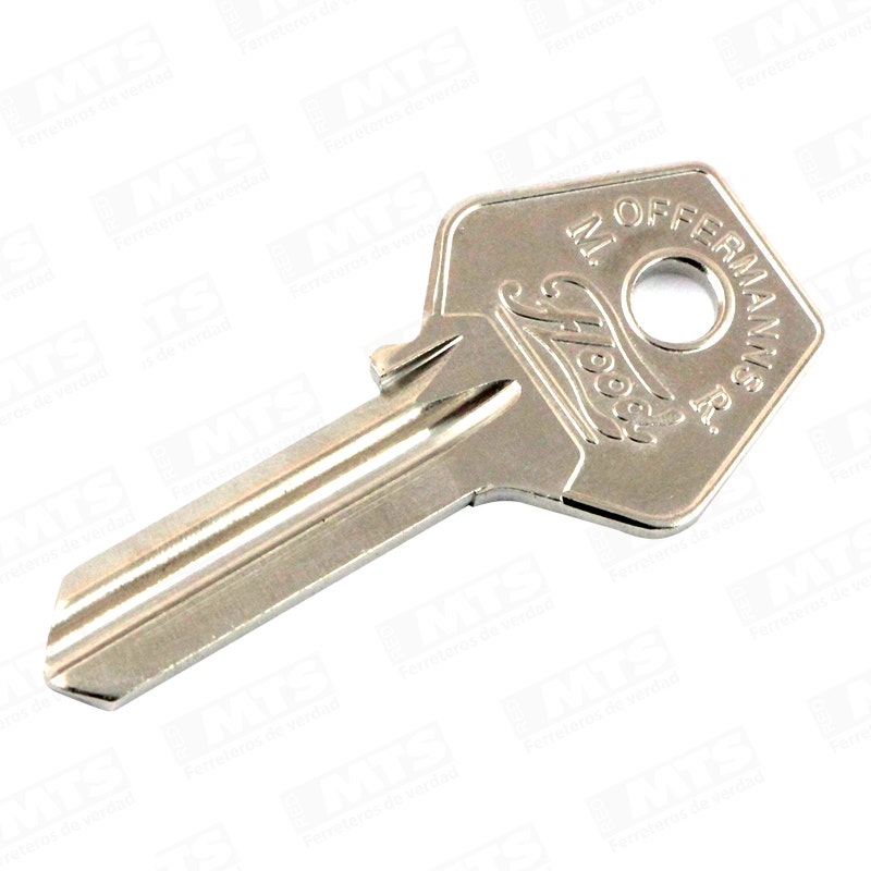 PALETA DE LLAVE EN BLANCO 1-P
