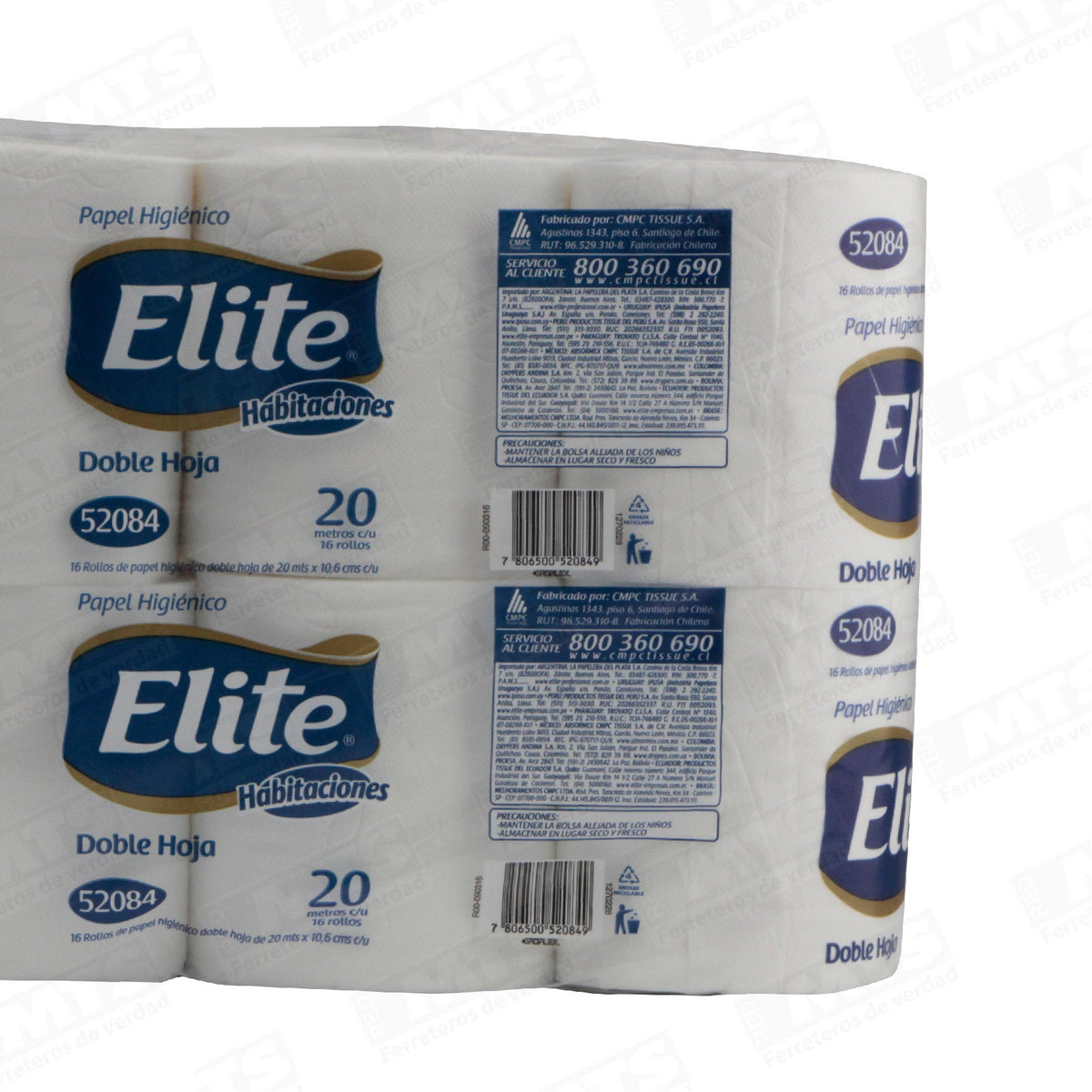 Elite Papel Hig. Habit. 20mts 1x16