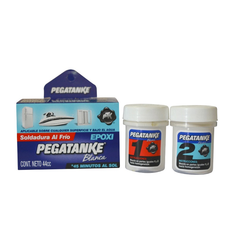 KIT PEGATANKE EPOXI BLANCO/NEGRO 44CC