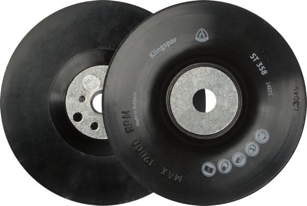 KLINGSPOR PLATO SOP GOMA DE 41/2 ST 358