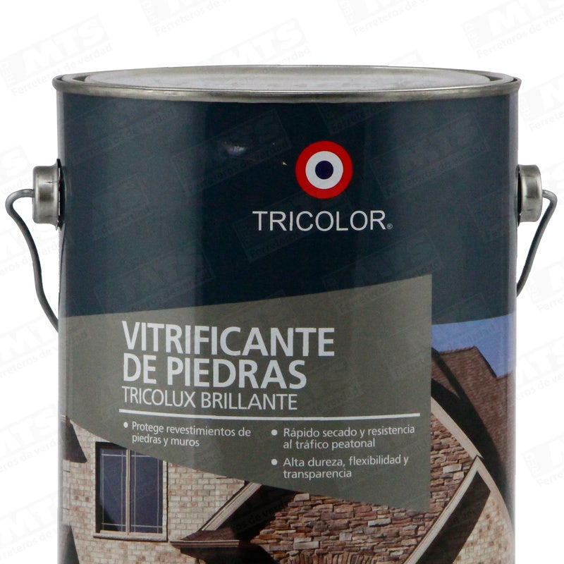 Tricolor Vitrificante Piedras Tricolux Brill 1 Gl