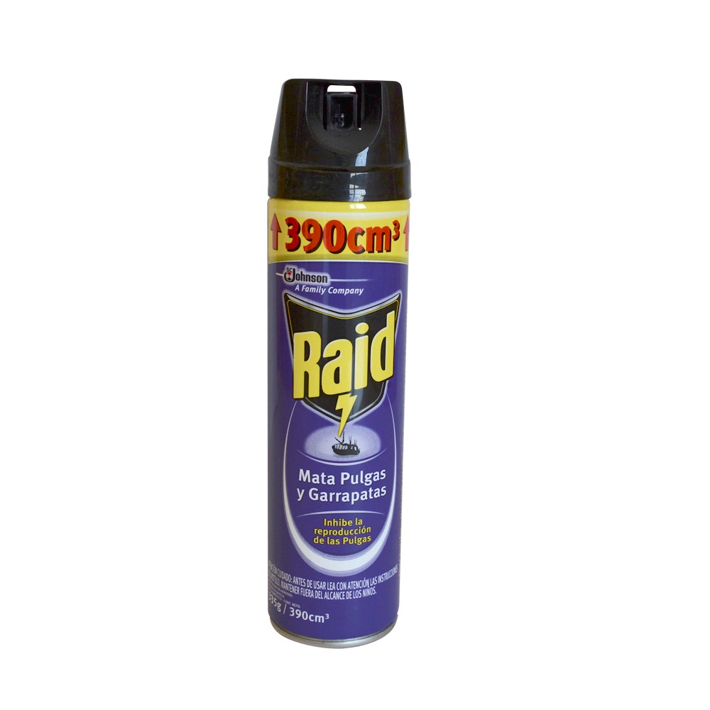 RAID MATA PULGAS AEROSOL 390 CC