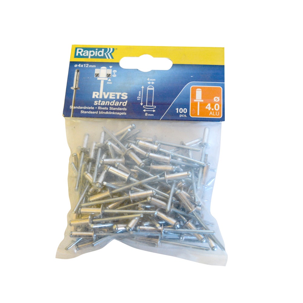 REMACHES RAPID 4x12mm ALUMINIO 0 1M DEVOTO