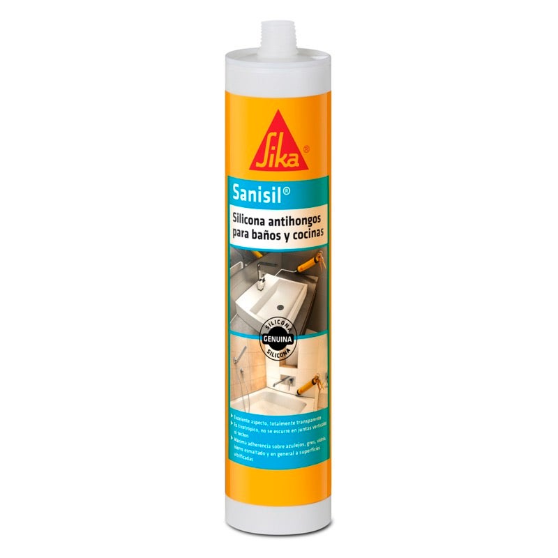 SIKA SANISIL TRASPARENTE 280 CC.