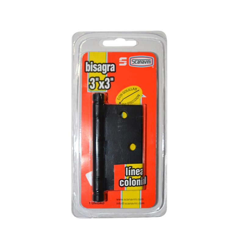 SCAN BISAGRA COLONIAL 30 X 30 NEGRO