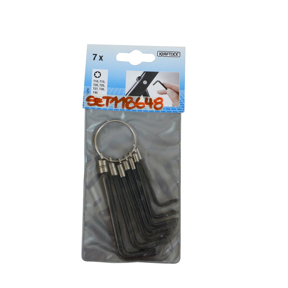 KRAFTIXX SET LLAVE TORX 7 PZAS