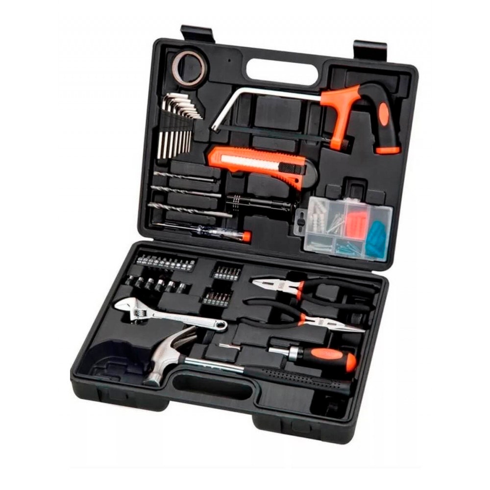BLACK & DECKER SET HERRAMINETAS 107 PIEZAS B+D