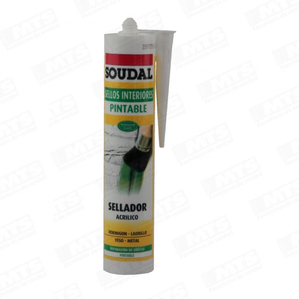 Soudal Silicona Blanca Pintable 310 Ml