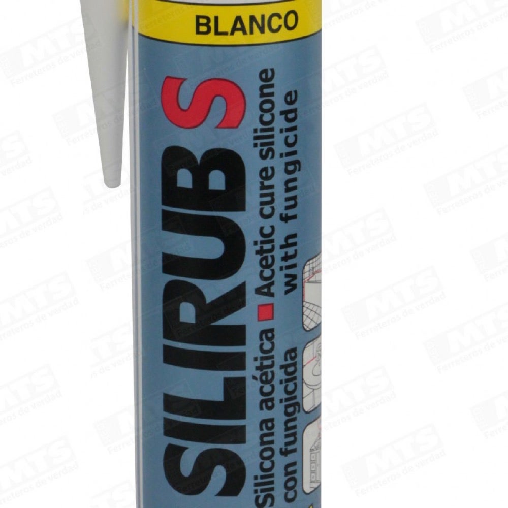 SOUDAL SILICONA BLANCA C/FUNGICIDA 280ML