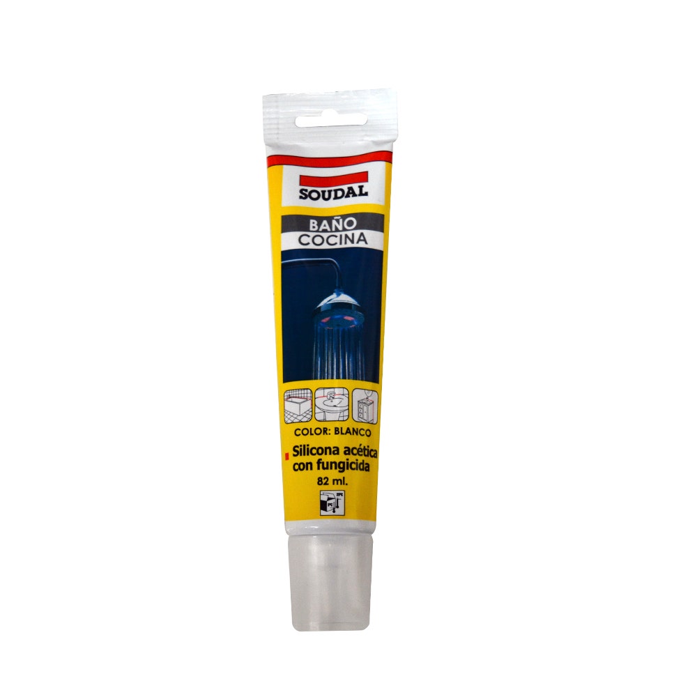 Pomo Silicona Acetica Blanco Pomo 85grs