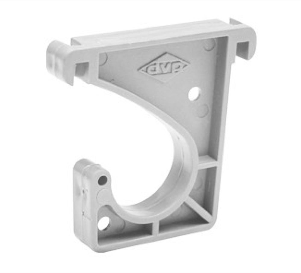 SOPORTE BARRA JOTA PLASTICO BLANCO