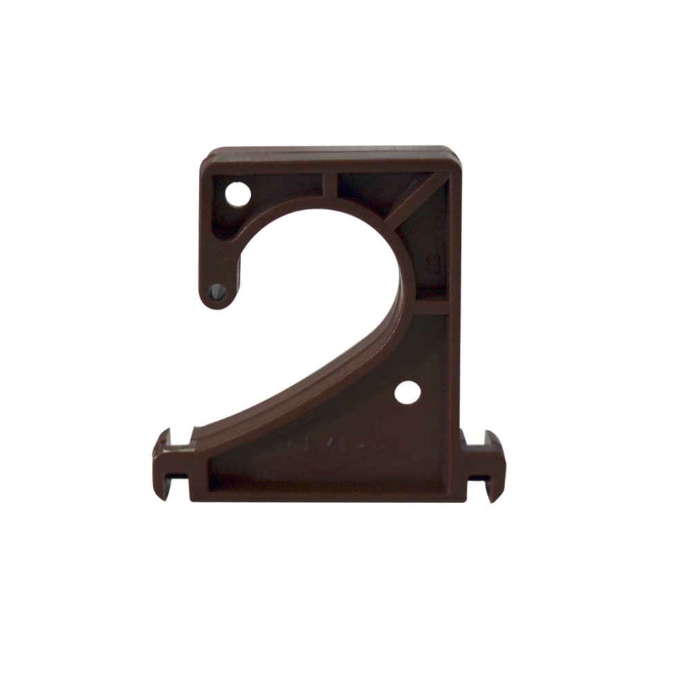 SOPORTE BARRA JOTA PLASTICO CAFE