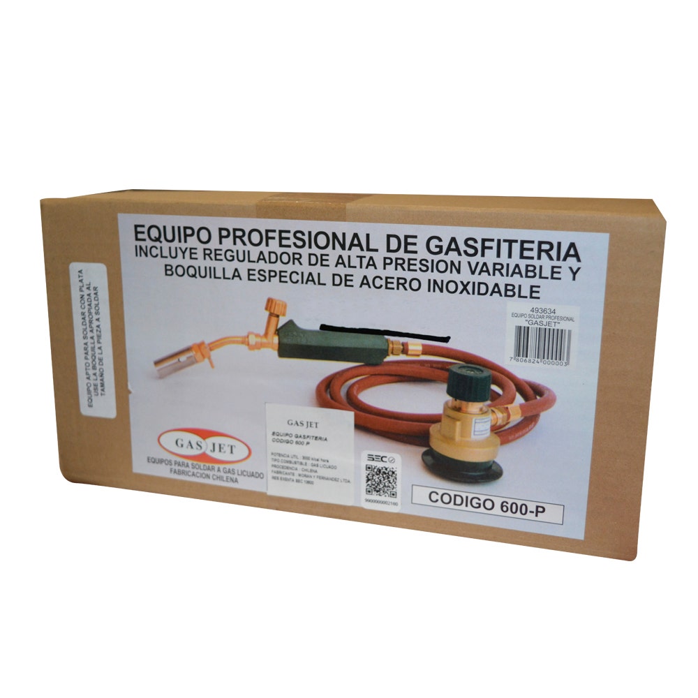 KIT SOPLETE GASJET PROFES. 600P