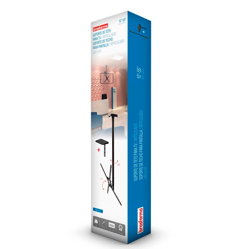 Soporte Tv De Techo De 10 A 55 Pulg