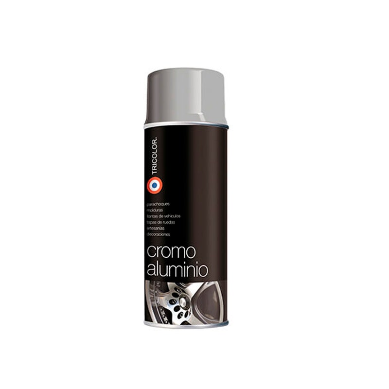 Tricolor Pintura Spray Cromo - Aluminio