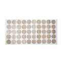 CARP. TAPA ADHESIVA NOGAL CENIZA SET 50 UNID.