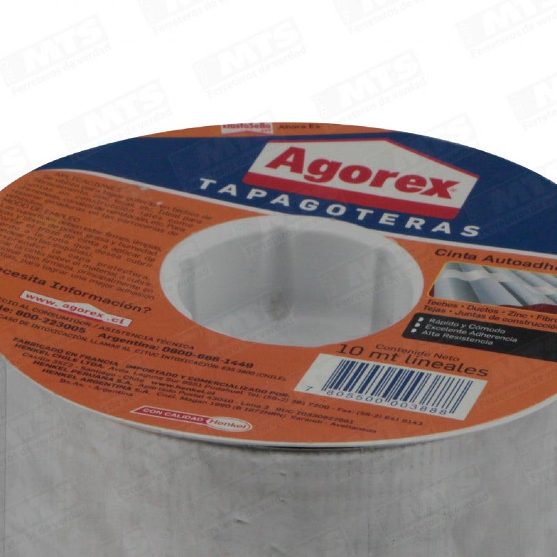 Agorex Tapagoteras Cinta 10 Mt