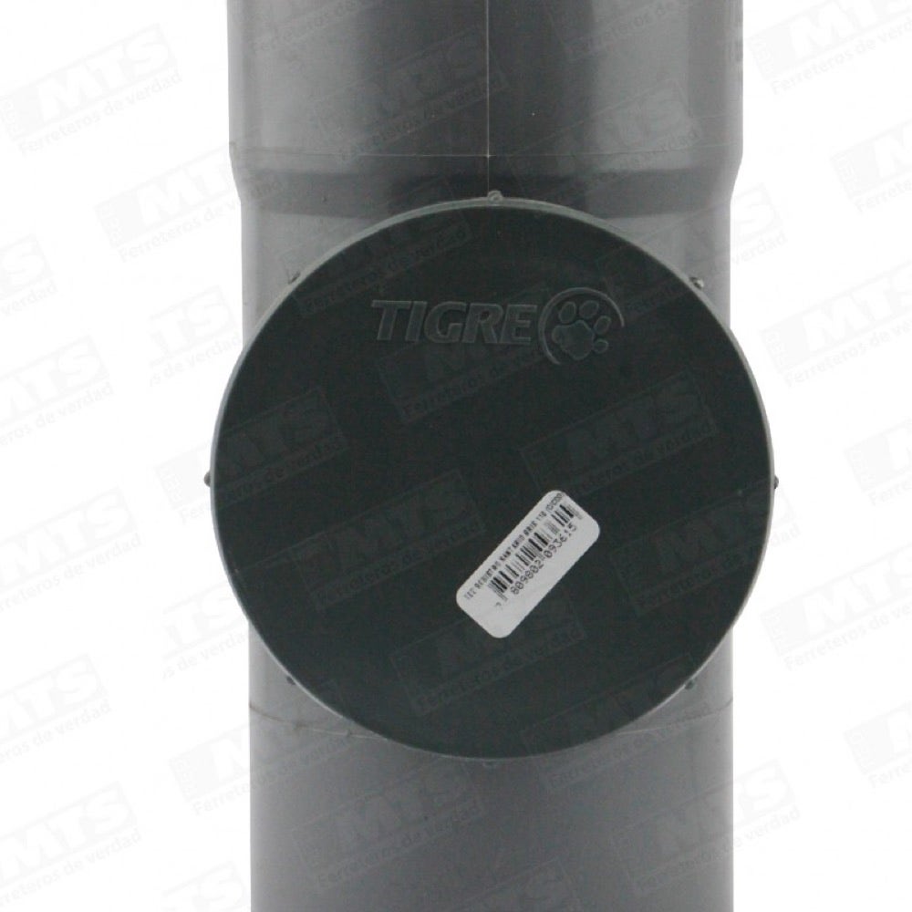 VINILIT TEE REGISTRO SANITARIO GRIS 110 MM