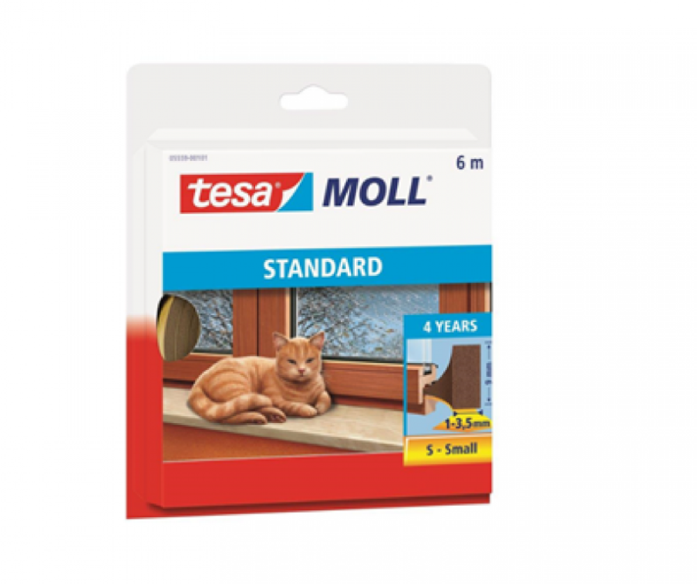 Tesa Burlete 6mtx9mm Cafe (marco Ptas Y Ventana)