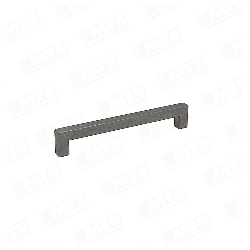 TIRADOR ACERO INOX HUECA 192MM NICKEL 201336