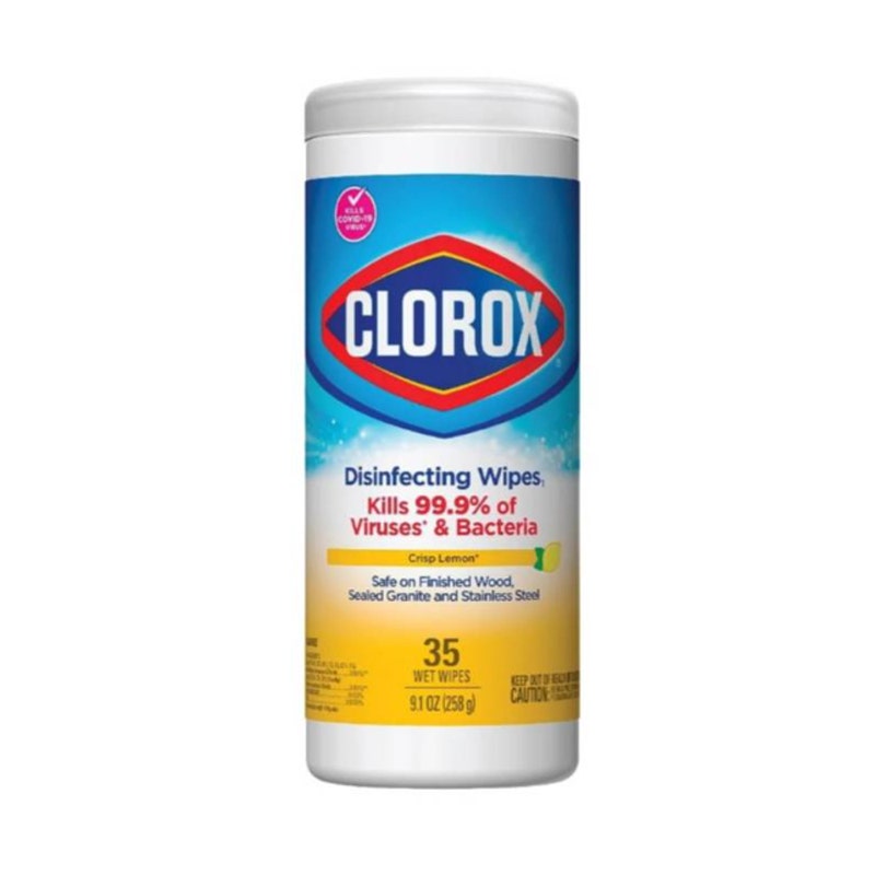TOALLA DESINFECTANTE CLOROX 35 UN. A/LIMÓN 12UNXCJ