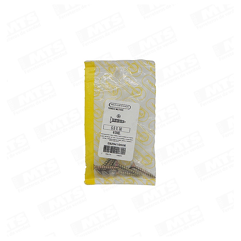 IMPORTP. TORNILLO MULTIUSO 5.0x30 (10x1 1/4)(12un)