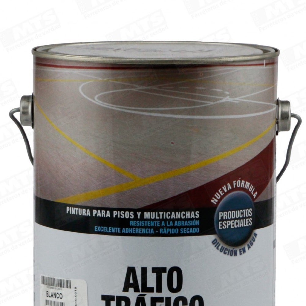 Tricolor Pint Piso A.trafico Blanco Gl.