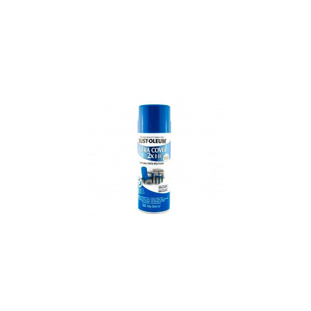 RUST OLEUM ULTRA COVER 2X AZUL BRILLANTE BRILLANTE